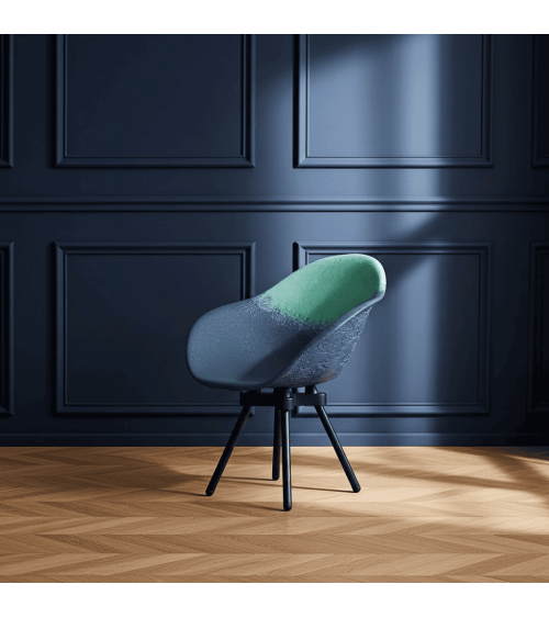 Fauteuil design GRAVÊNE 7.0 - Menthe & Bleu Maximum Paris relaxant confortable allaitement maison salon