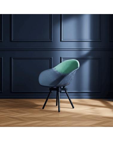 Fauteuil design GRAVÊNE 7.0 - Menthe & Bleu Maximum Paris relaxant confortable allaitement maison salon