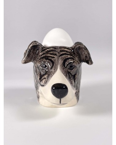 Greyhound - Eggcup Quail Ceramics cute egg cup holder