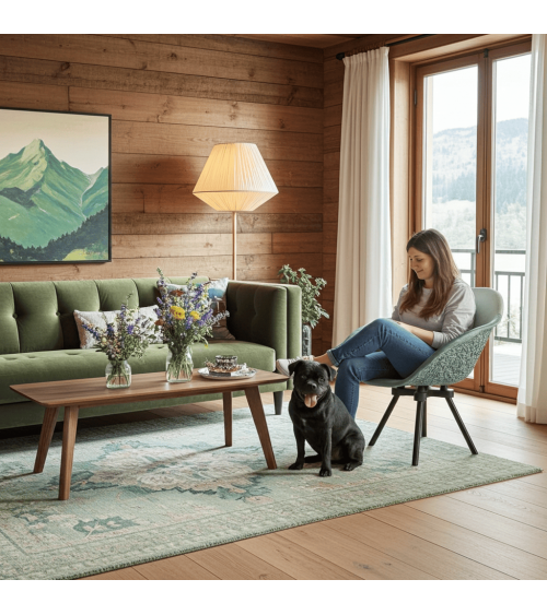 Poltrona Design GRAVÊNE 7.0 - Ciottolo e fiume Maximum Paris moderna da interno allattamento