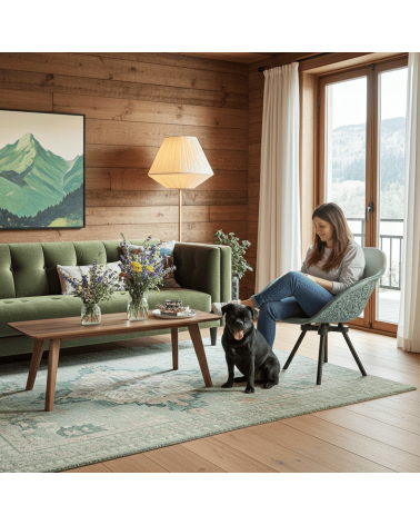 Poltrona Design GRAVÊNE 7.0 - Ciottolo e fiume Maximum Paris moderna da interno allattamento