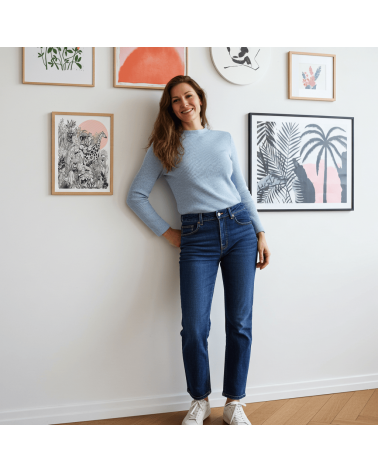 Girafe - Poster A4, affiche, deco murale Olala by Pupa mural affiche posters muraux design deco salon cuisine chambre enfant