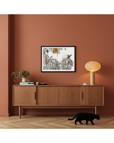 Jungle - A3 Poster, Print, wall art Olala by Pupa office poster art prints poster shop stores wallart art poster designer