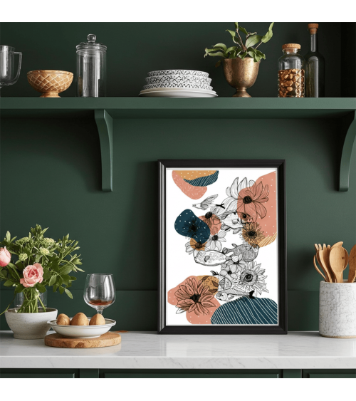 Fishes - A3 Poster, Print, wall art Olala by Pupa office poster art prints poster shop stores wallart art poster designer