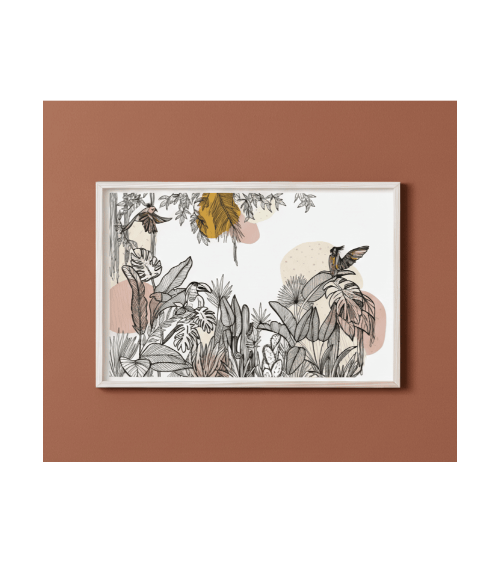 Jungle - A3 Poster, Print, wall art Olala by Pupa office poster art prints poster shop stores wallart art poster designer
