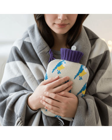 Cinciarella blu - Borsa per acqua calda Catherine Tough simpatiche divertente migliore
