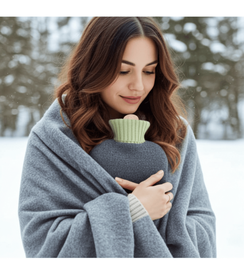 Green mountains - Hot water bottle with wool cover Catherine Tough best luxury cool nice cute portable