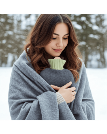 Green mountains - Hot water bottle with wool cover Catherine Tough best luxury cool nice cute portable