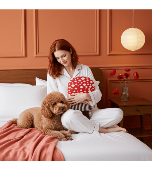 Bouillotte eau chaude originale - Design Champignon Donna Wilson longue originale haut de gamme luxe