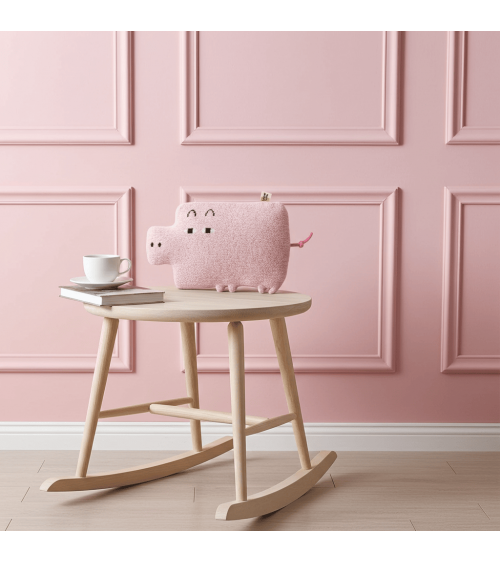 Bouillotte eau chaude rigolote - Design Cochon Rose Donna Wilson longue originale haut de gamme luxe