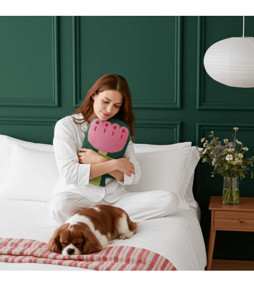 Bouillotte eau chaude originale - Design Fleur Donna Wilson longue originale haut de gamme luxe