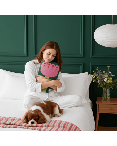 Hot water bottle and knitted wool cover - Flower Donna Wilson best luxury cool nice cute portable