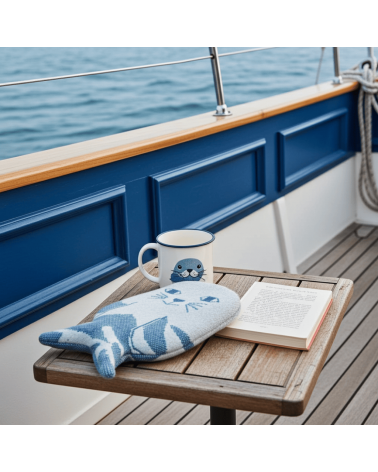 Cute hot water bottle and knitted wool cover - Seal Donna Wilson best luxury cool nice cute portable