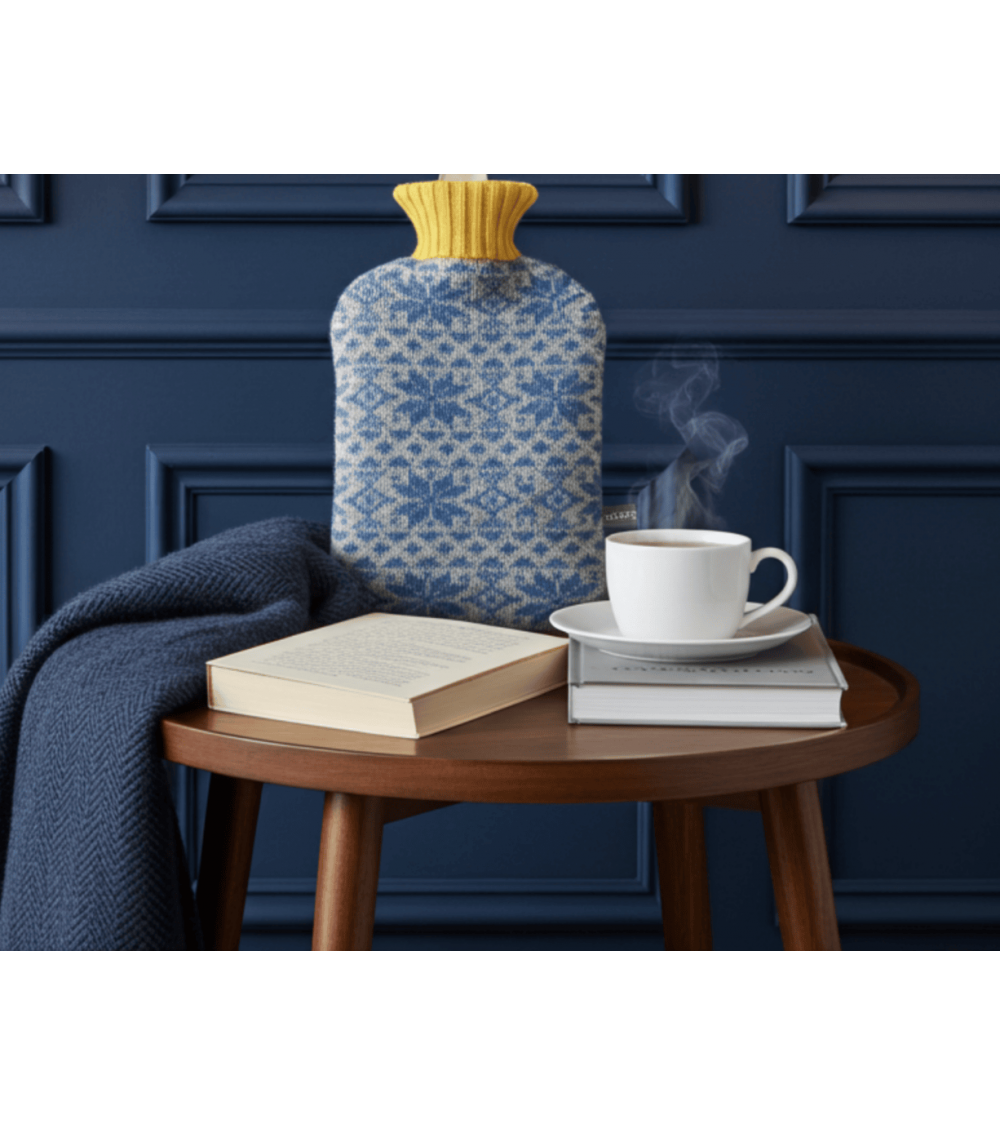 FAIR ISLE - Bouillotte à eau déhoussable Catherine Tough longue originale haut de gamme luxe
