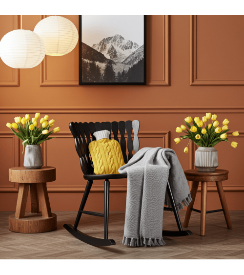 Borsa per acqua calda con fodera in misto cashmere - Giallo e beige Catherine Tough simpatiche divertente migliore