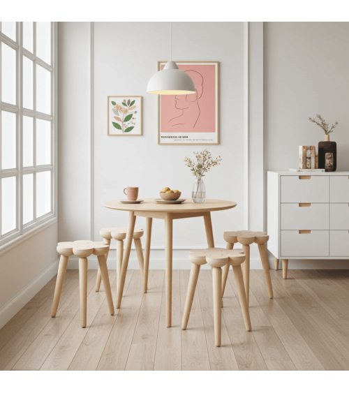 Mylhta Ash Stool - Design Hocker aus Esche Holz MYLHTA Kitatori Schweiz kaufen