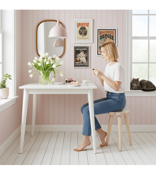 Mylhta Ash Stool - Wooden Stool MYLHTA