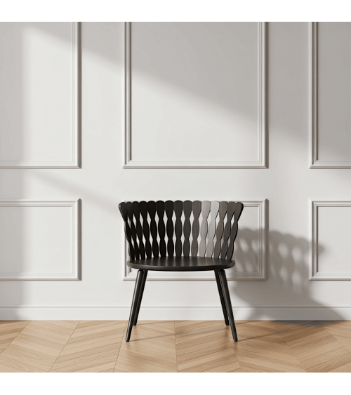 SPIRA Lounge Chair Oak - Poltrona di design MYLHTA moderna da interno allattamento