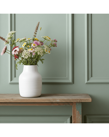 Korneel - Vase à fleurs en porcelaine Keramiek van Sophie design fleur décoratif original kitatori suisse