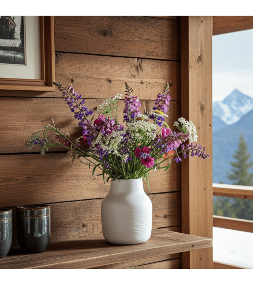 Korneel - Vase à fleurs en porcelaine Keramiek van Sophie design fleur décoratif original kitatori suisse