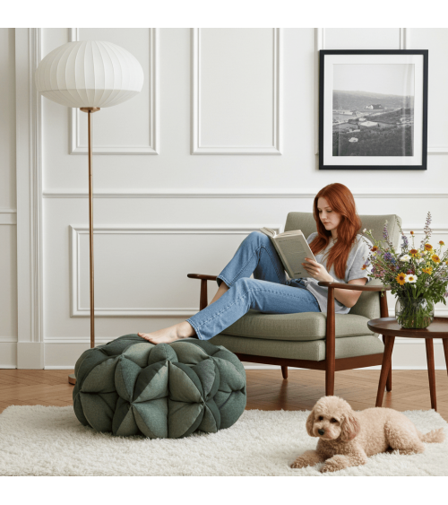 LUMI Pouf by Lisa Hilland - One-off version MYLHTA