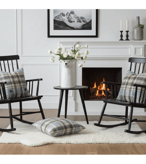 GLEN COE Aqua - Kissen für Sofa aus Wolle Bronte by Moon zierkissen sofa deko kissen kaufen dekokissen sofakissen