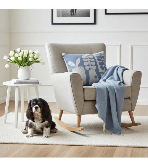 Albertine - Copricuscini divano 40x40 cm Mermade Impressions Textiles cuscini decorativi per divano deco di lusso originale Albertine - Copricuscini divano 40x40 cm Mermade Impressions Textiles cuscini decorativi per divano deco di lusso originale