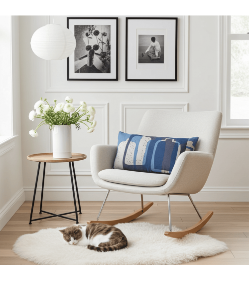 Cachou - Cushion Cover Mermade Impressions Textiles decorative accent throw pillows cases sofa original