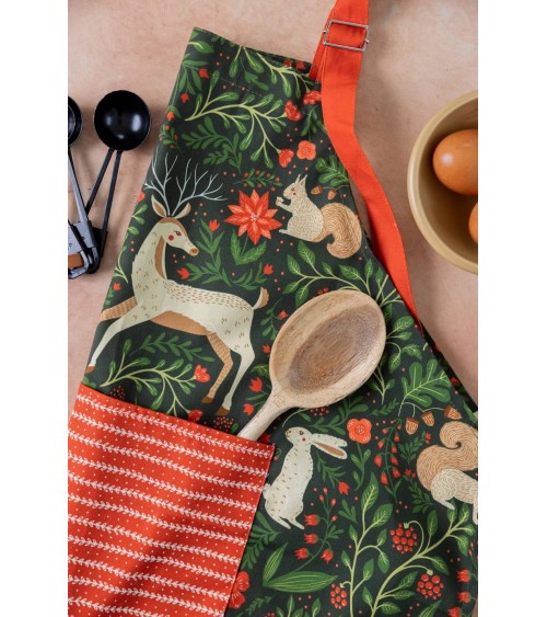 Kochschürze - Weihnachtswald Gingiber koch schürzen grill fondue schürze lustige küche mama kaufen