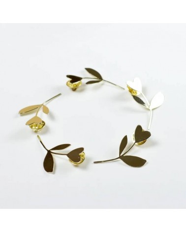 Joli Brin d’Amour - Pin's en laiton doré My Lovely Thing pins rare métal originaux bijoux suisse