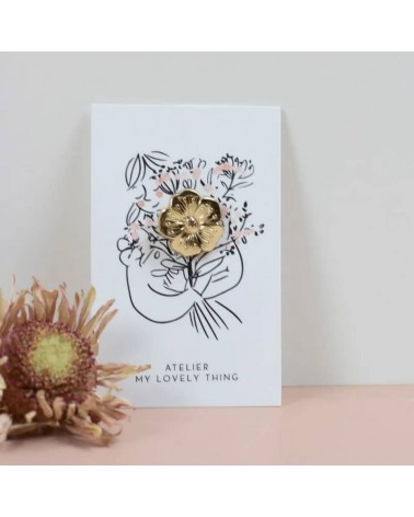 Bouton d'or - Spilla Smaltata My Lovely Thing spiritose spille colorate particolari eleganti donna da giacca uomo