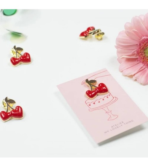 Anstecknadel Belles de Mai - Pin Anstecker Kirschen My Lovely Thing Anstecknadel Ansteckpins pins anstecknadeln kaufen