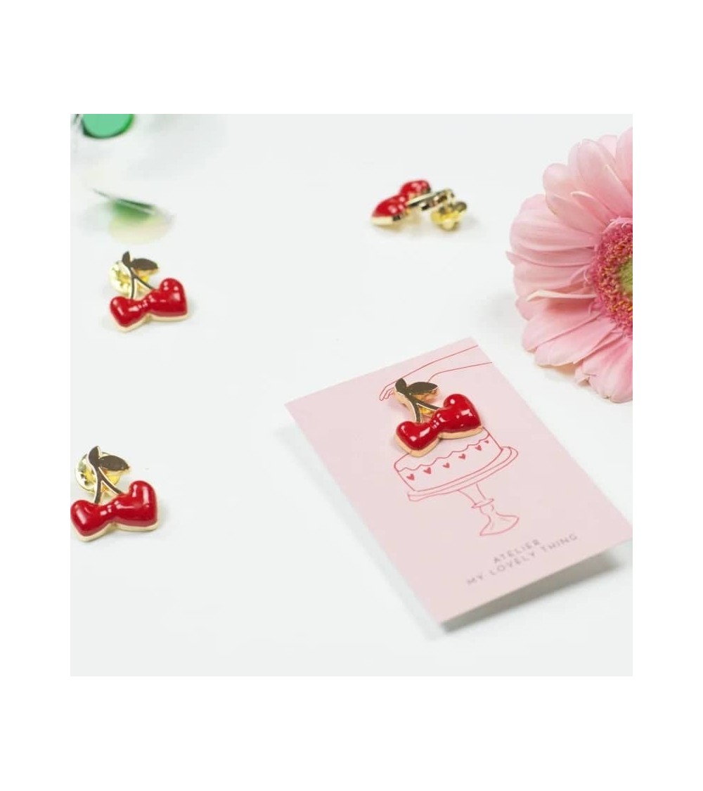 Anstecknadel Belles de Mai - Pin Anstecker Kirschen My Lovely Thing Anstecknadel Ansteckpins pins anstecknadeln kaufen