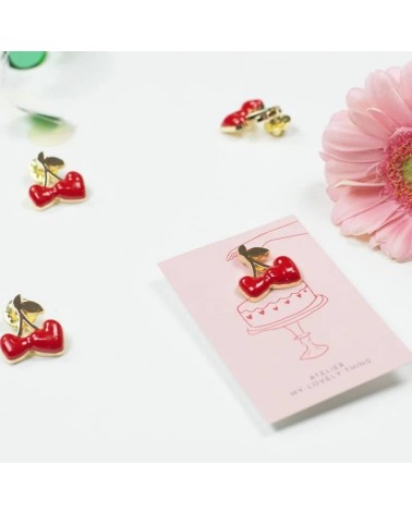 Anstecknadel Belles de Mai - Pin Anstecker Kirschen My Lovely Thing Anstecknadel Ansteckpins pins anstecknadeln kaufen