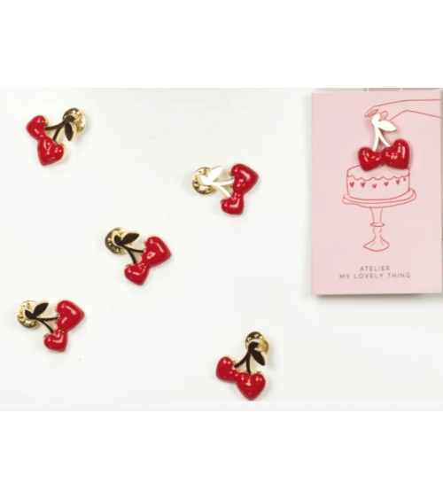 Anstecknadel Belles de Mai - Pin Anstecker Kirschen My Lovely Thing Anstecknadel Ansteckpins pins anstecknadeln kaufen