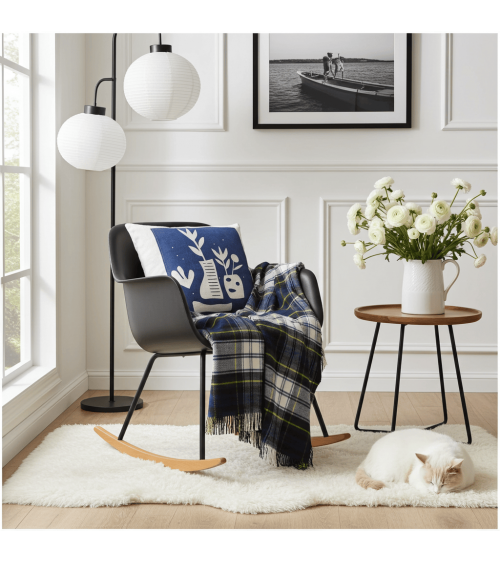 Domitille - Cushion Cover 40x40 cm Mermade Impressions Textiles decorative accent throw pillows cases sofa original