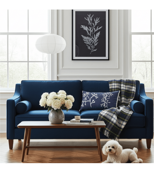 Laisses de mer - Cushion Cover Mermade Impressions Textiles decorative accent throw pillows cases sofa original