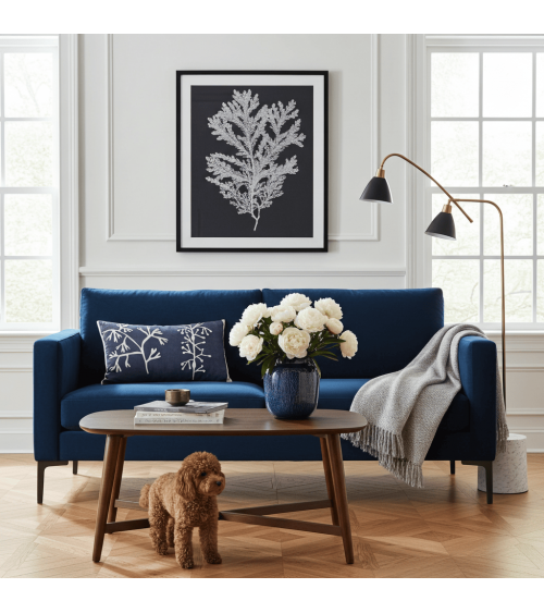 Laisses de mer - Cushion Cover Mermade Impressions Textiles decorative accent throw pillows cases sofa original