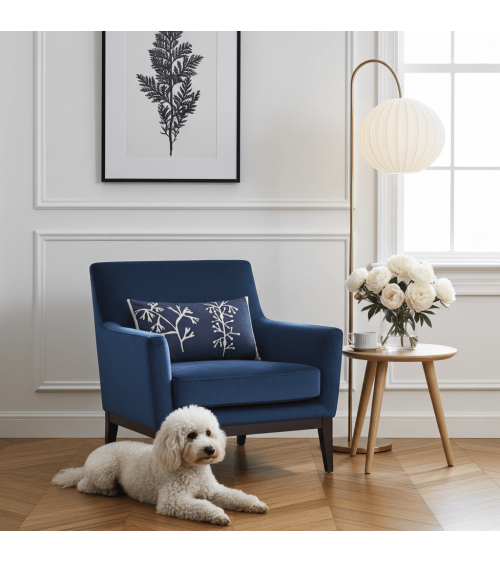 Laisses de mer - Cushion Cover Mermade Impressions Textiles decorative accent throw pillows cases sofa original