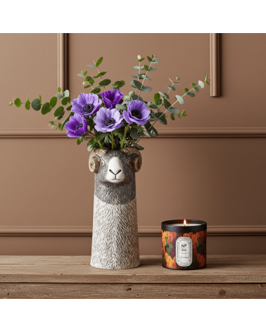 Swaledale Sheep - Large ceramic Flower Vase Quail Ceramics table flower living room vase kitatori switzerland