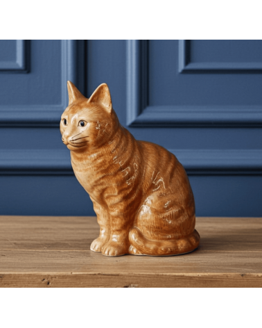 Large Flower Vase - Vincent the Ginger Cat Quail Ceramics table flower living room vase kitatori switzerland