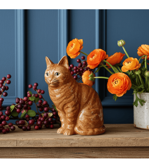 Small Flower Vase Ginger Cat - Vincent Quail Ceramics table flower living room vase kitatori switzerland