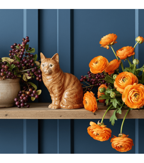 Small Flower Vase Ginger Cat - Vincent Quail Ceramics table flower living room vase kitatori switzerland