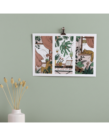 Le vent qui passe - A5 Poster, Print, wall art Olala by Pupa office poster art prints poster shop stores wallart art poster d...