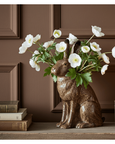 Lepre - Grande vaso per fiori Quail Ceramics vasi eleganti per interni per fiori decorativi design kitatori svizzera