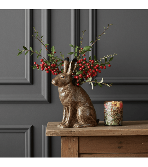Lepre - Grande vaso per fiori Quail Ceramics vasi eleganti per interni per fiori decorativi design kitatori svizzera