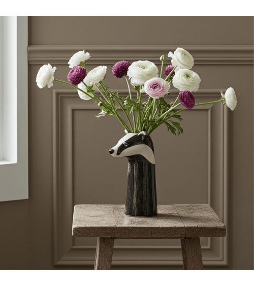 Flower Vase - Badger Quail Ceramics table flower living room vase kitatori switzerland