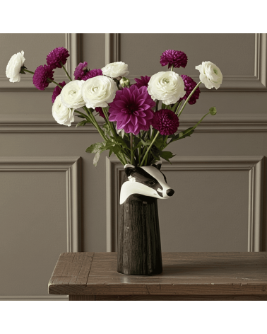 Flower Vase - Badger Quail Ceramics table flower living room vase kitatori switzerland