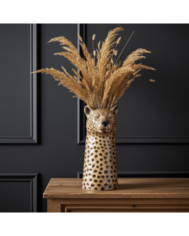 Grande vaso per fiori - Leopardo Quail Ceramics vasi eleganti per interni per fiori decorativi design kitatori svizzera