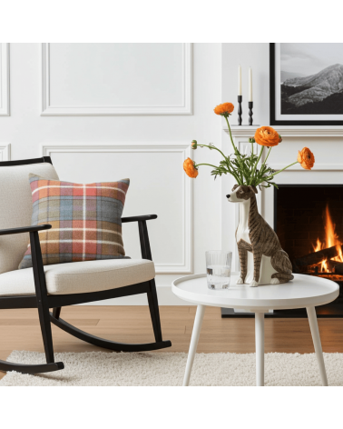 Vase à fleurs - Lévrier Quail Ceramics design fleur décoratif original kitatori suisse